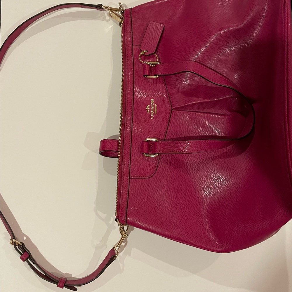 Pink coach purse
